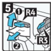 RICOH AFICIO MP7502 - Wenn R1 - R4 im Fall von Booklet Finisher SR4070 angezeigt wird - 5