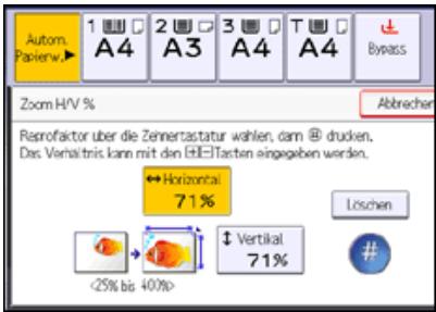 RICOH AFICIO MP7502 - Richtungsabhängige Vergroßerung (%) - 4