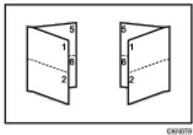 RICOH AFICIO MP7502 - Gleichzeitiges Verwenden der Kombinations- und Buchinde-Funktion - 1