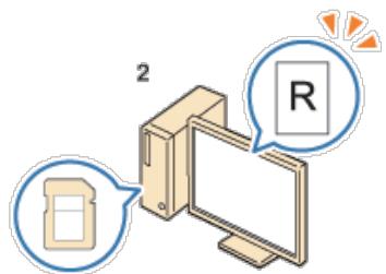 RICOH AFICIO MP7502 - Gescannte Dokumente auf einem USB-Speichergerät oder einer SD-Karte speichern - 3