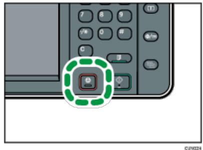 RICOH AFICIO MP7502 - Abbrechen einer Übertragung, während die Vorlage gescannot wird - 1