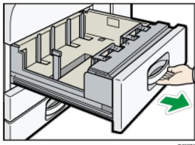 RICOH AFICIO MP7502 - Einlagen von Papier in die A3/11 × 17-Magazineinheit - 3