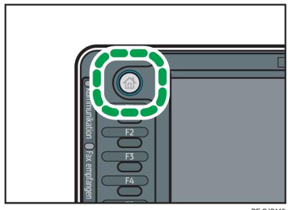 RICOH AFICIO MP7502 - Webseiten über das Bedienfeld-Display anzeigen - 2