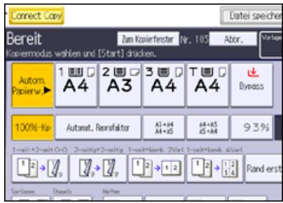 RICOH AFICIO MP7502 - Verwendung von Job-Voreinstellung in Connect Copy - 3