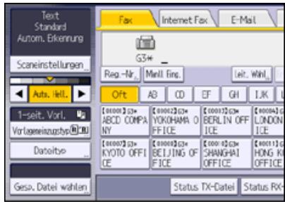 RICOH AFICIO MP7502 - Ändern von Zugriffsprivilegien für zuvor gespeicherte Datieren - 2