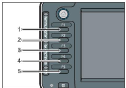 RICOH AFICIO MP7502 - Funktionstasten konfigurieren - 1