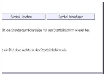RICOH AFICIO MP7502 - Symbole zum [Start]-Bildschirm mit Anwenderprogramm hinzufugen - 3