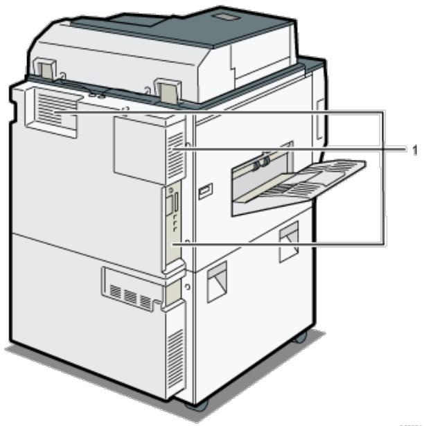 RICOH AFICIO MP7502 - Vorderansicht und rechte Seitenansicht - 2