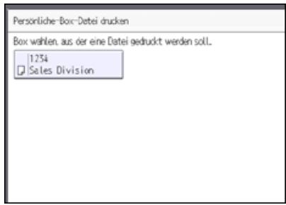 RICOH AFICIO MP9002 - Dokumente aus persönlichen Boxen drucken - 3