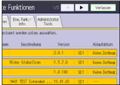 RICOH AFICIO MP9002 - Mengen-/Stapeleinstellungen über das Bedienfeld - 1