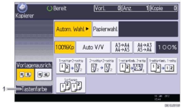 RICOH AFICIO MP9002 - Bildschirmanzeige wechseln - 2