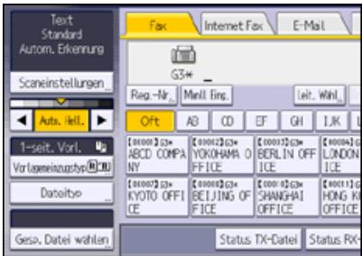 RICOH AFICIO MP9002 - Ändern von Zugriffsprivilegien für zuvor gespeicherte Datieren - 2