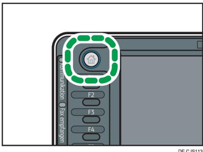 RICOH AFICIO MP9002 - Webseiten über das Bedienfeld-Display anzeigen - 2