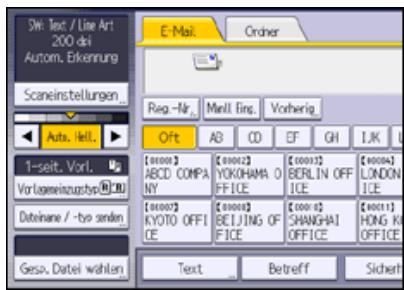 RICOH AFICIO MP9002 - Ändern von Zugriffsprivilegien für zuvor gespeicherte Datieren - 2