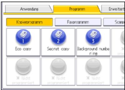 RICOH AFICIO MP9002 - Symbole zum [Start]-Bildschirm mit Anwenderprogramm hinzufugen - 5
