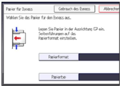 RICOH AFICIO MP9002 - Gebrauch des Bypass - 1