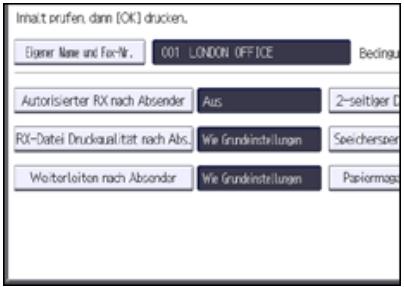 RICOH AFICIO MP9002 - Programmieren/Ändern von speziellen Absendern - 2