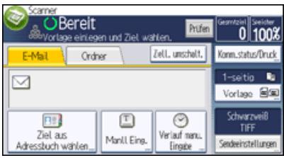 RICOH AFICIO MPC305SP - Drucken Sie [Sendeeinstellungen]. - 1