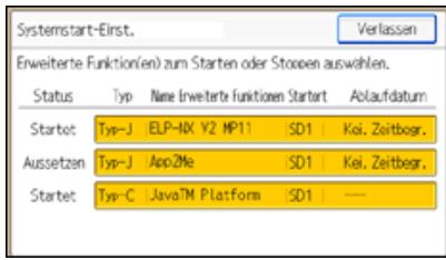 RICOH AFICIO MPC305SP - Typen erweiterter Funktionen - 4