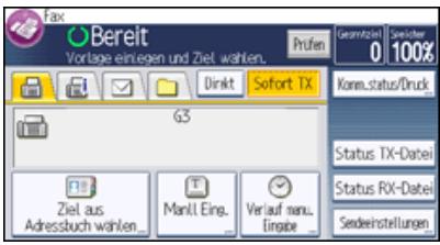 RICOH AFICIO MPC305SP - Auswahl von Speicherübertragung oder Sofortübertragung - 3