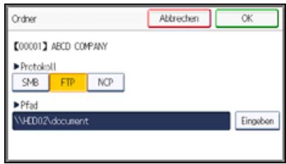 RICOH AFICIO MPC305SP - Drucken Sie [SMB] oder [NCP]. - 1