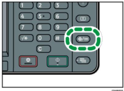 RICOH AFICIO MPC305SP - Ein Symbol auf dem [Start]-Bildschirm mit Anwenderprogramm Löschen - 1
