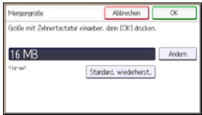 RICOH AFICIO MPC305SP - Mengen-/Stapeleinstellungen über das Bedienfeld - 3