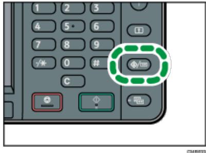 RICOH AFICIO MPC305SP - Konfigurieren der Umschlagseinstellungen über das Bedienfeld - 1