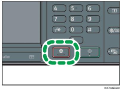 RICOH AFICIO MPC305SP - Abbrechen einer Übertragung, während die Vorlage gescannot wird - 2