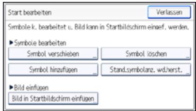 RICOH AFICIO MPC305SP - Symbole zum [Start]-Bildschirm mit Anwenderprogramm hinzufugen - 3