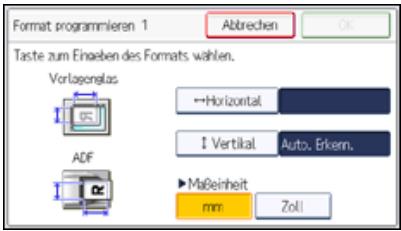 RICOH AFICIO MPC305SP - Scanformat programmieren/ändern - 3