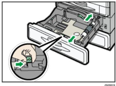 RICOH AFICIO MPC305SP - Ändern des Papierformats in den Magazinen 2 und 3 - 5