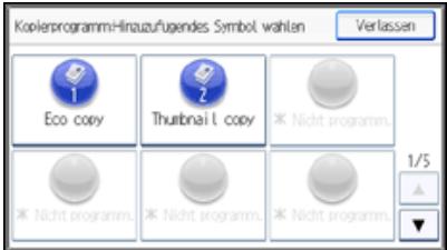 RICOH AFICIO MPC305SP - Symbole zum [Start]-Bildschirm mit Anwenderprogramm hinzufugen - 7