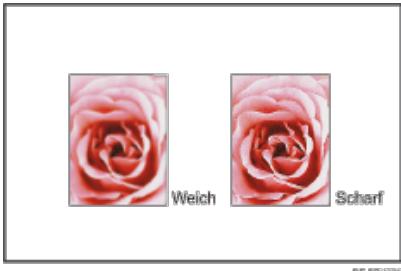 RICOH AFICIO MPC305SP - Scharf/Weich - 3