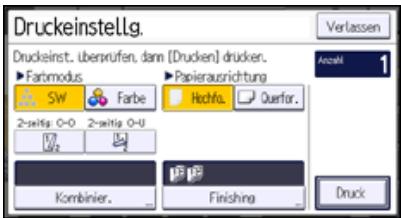 RICOH AFICIO MPC305SP - Webseiten über das Bedienfeld-Display drucken - 1