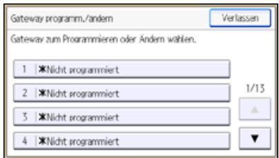 RICOH AFICIO MPC305SP - Gateway programm./ändern - 1