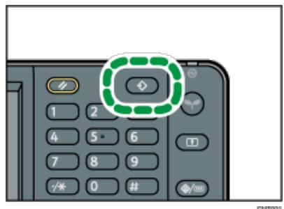 RICOH AFICIO MPC305SP - Eine Kurzwahl für ein Programm auf dem [Start]-Bildschirm registrierten - 3