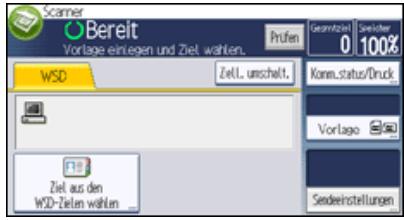 RICOH AFICIO MPC305SP - Nach einem Ziel-Client-Computer suchen - 1