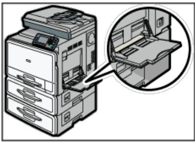 RICOH AFICIO MPC305SP - Den Bypass öffnen. - 1