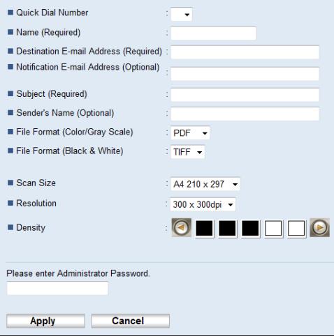RICOH AFICIO SP 213SFNW - Scan to E-mail Settings - 1