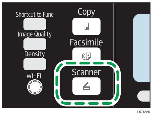 RICOH AFICIO SP 213SFNW - Scanner Mode Screen - 1