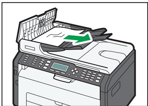 RICOH AFICIO SP 213SFNW - Open the ADF cover. - 2