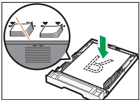 RICOH AFICIO SP 213SFNW - Loading Paper into Tray 1 - 5