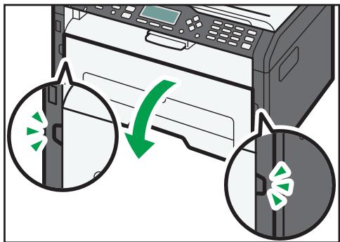 RICOH AFICIO SP 213SFNW - Removing Jammed Paper from Tray 1 - 2