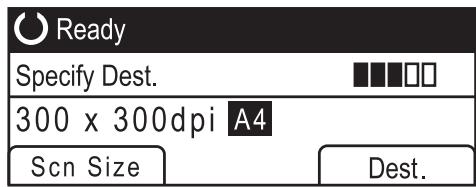 RICOH AFICIO SP 213SFNW - Specifying the Scanning Size According to the Size of the Original - 1