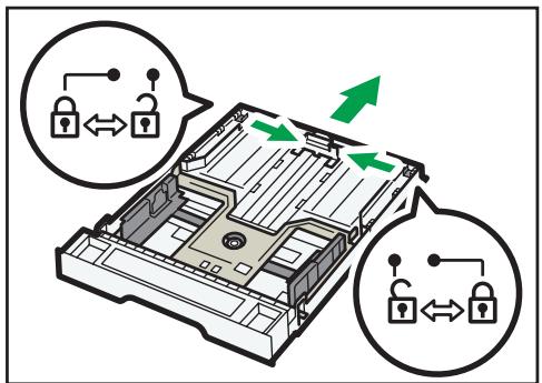 RICOH AFICIO SP 213SFNW - Extending Tray 1 to load paper - 1