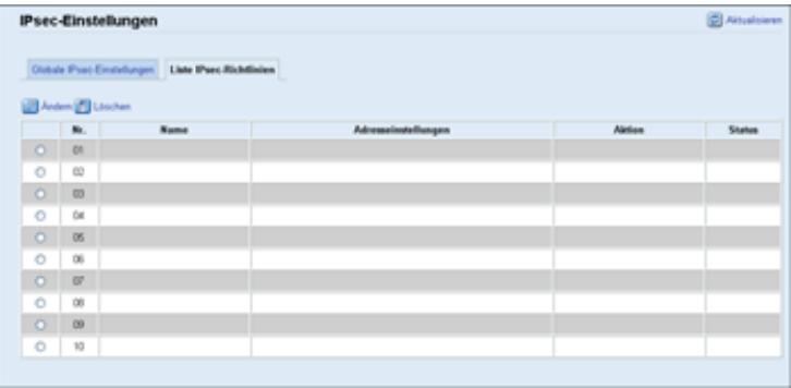 RICOH AFICIO SP3500SF - Konfigurieren der IPsec-Richtlinie - 1