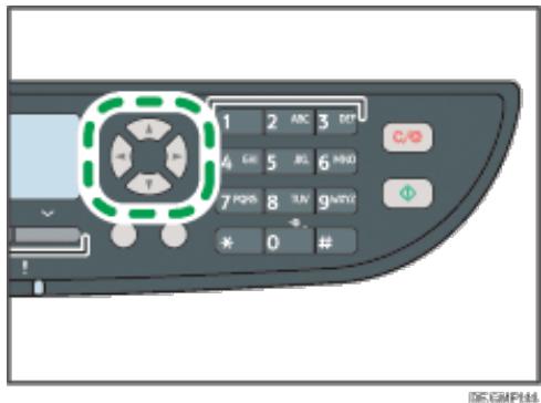 RICOH AFICIO SP3500SF - Grundlegendes zum Menübildschirms - 2