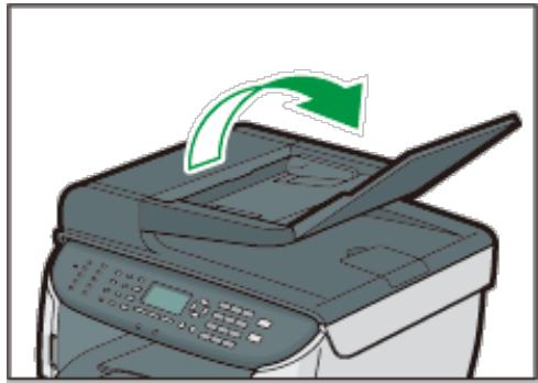 RICOH AFICIO SP3500SF - Öffnen Sie die Abdeckung des ARDF. - 1