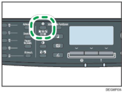 RICOH AFICIO SP3500SF - Faxiele unter Verwendung des Bedienfelds festlegen - 1